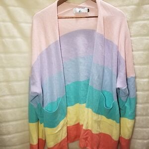 In Control Pastel Stripe Cardigan